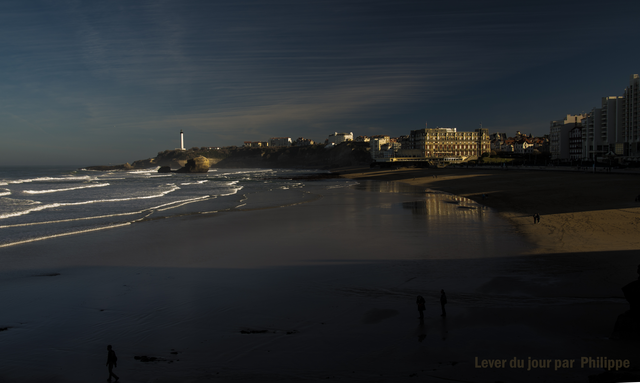 Lever du jour Biarritz