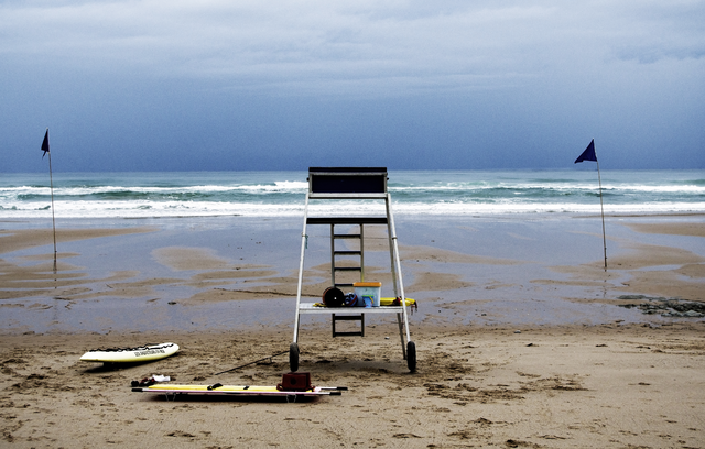 Plage fin de saison